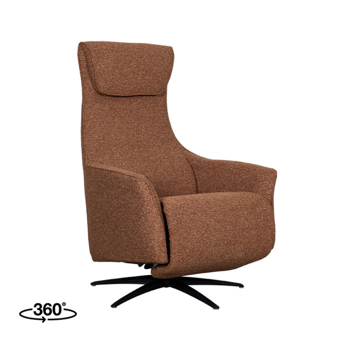 Relaxfauteuil Lund | Czerwony Bouclé