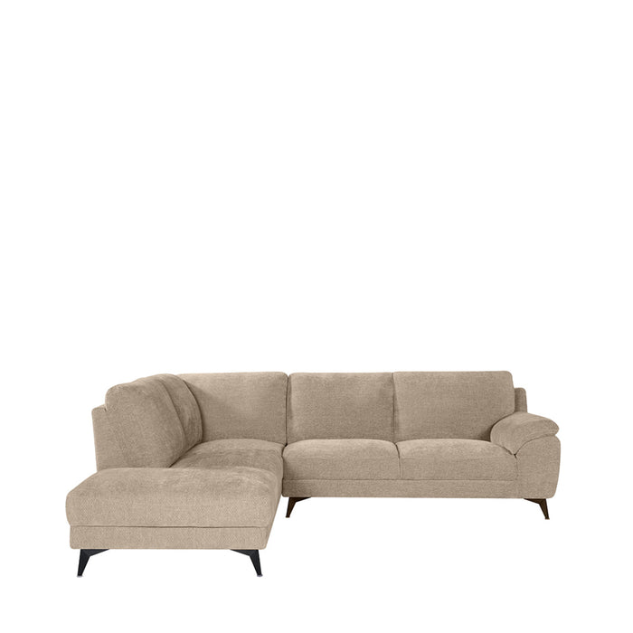 Sofa narożny Santino | Beżowa tkanina