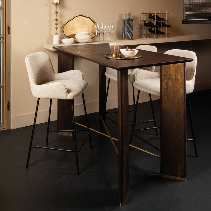 Bartable Liber | Brown Mango Wood