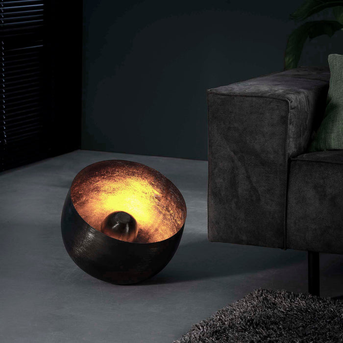 Lampa Stojąca Basket | Śr 36 | Czarny Metal