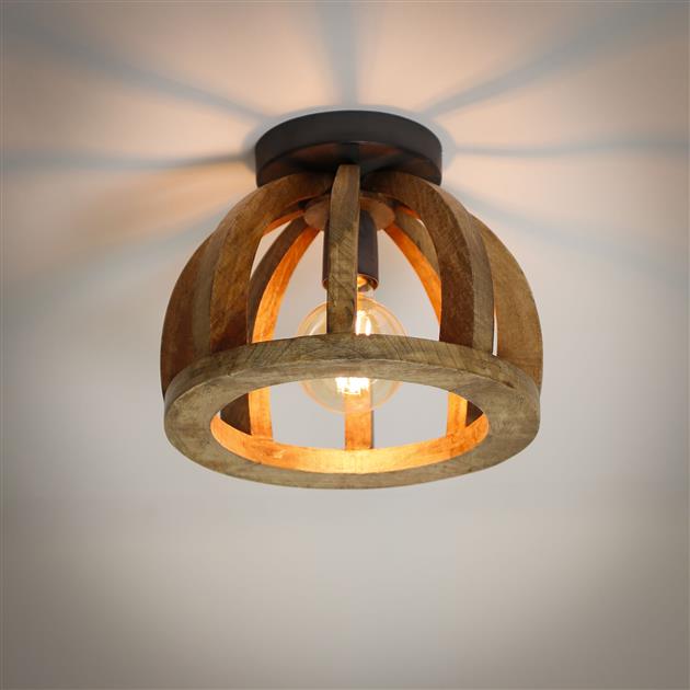 Lampa sufitowa Pip | Drewno mango
