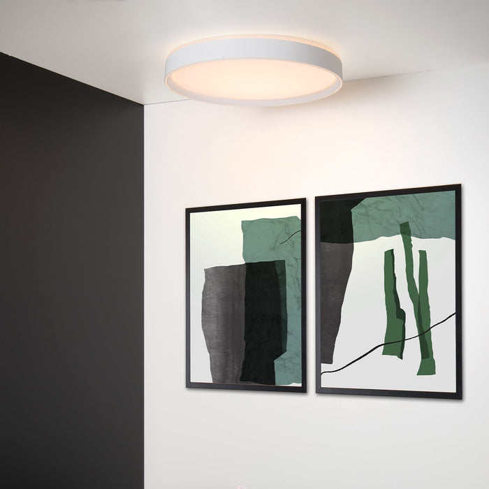 Plafonièra Nuria | Ø 50 cm | Biała