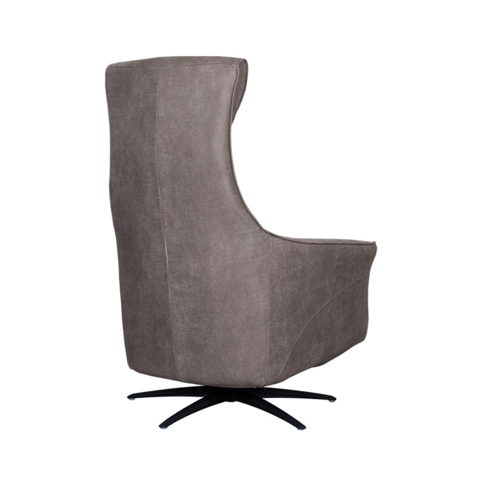 Relaksacyjny fotel Lund | Mikrowłókno taupe