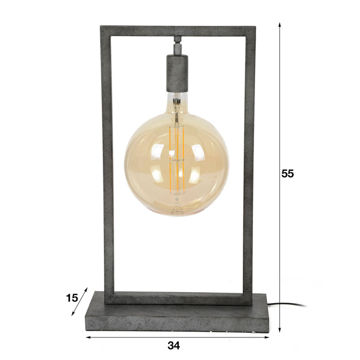 Lampa stołowa Sky | Stare srebro