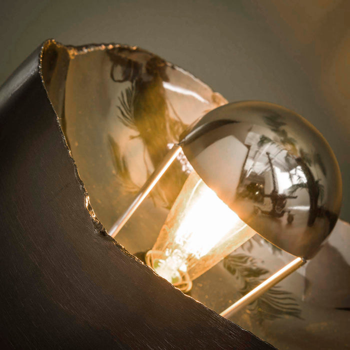 Lampa stołowa Mirror | Ø 36 | Czarna metal