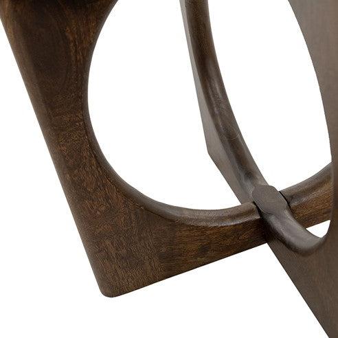 Stolik boczny Zodiac | Ciemny wenge mango